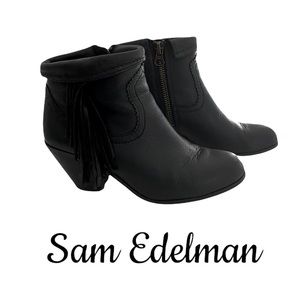 Sam Edelman Fringe Booties